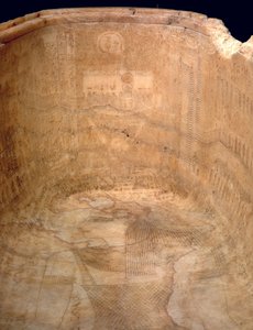 セティ1世の石棺にある女神ナッツの画像、紀元前1279年頃、アラバスター